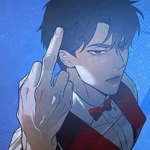 Nền đầy hoạt tiết vui nhưng ngón tay giữa phá mood theo cách hài.