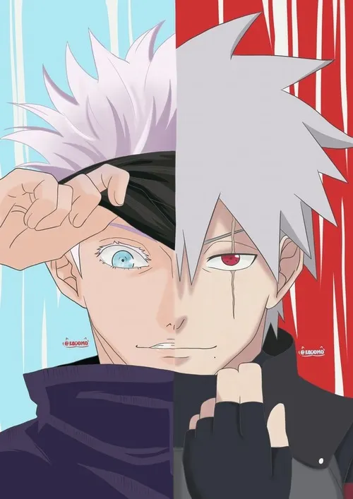 Ảnh hài Gojo bị học trò troll ngược giữa lớp.