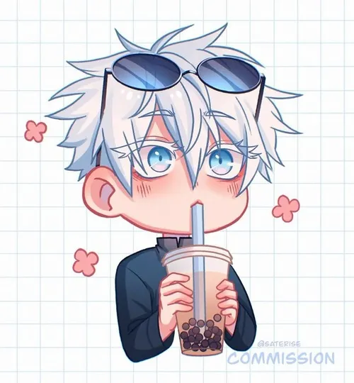 Meme vui Gojo sensei đang đùa với Rika Orimoto.