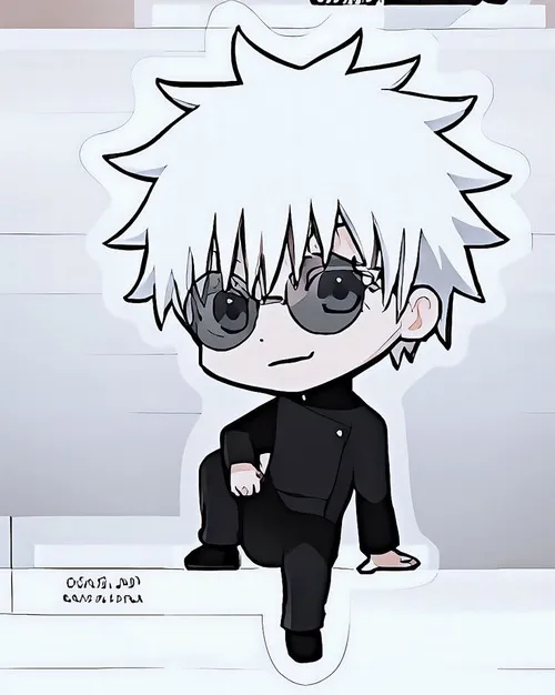 Ảnh chế Gojo dang tay bảo vệ học trò trước nguyền hồn.