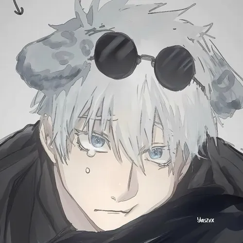 Ảnh troll Gojo tựa vai học trò Megumi Fushiguro.