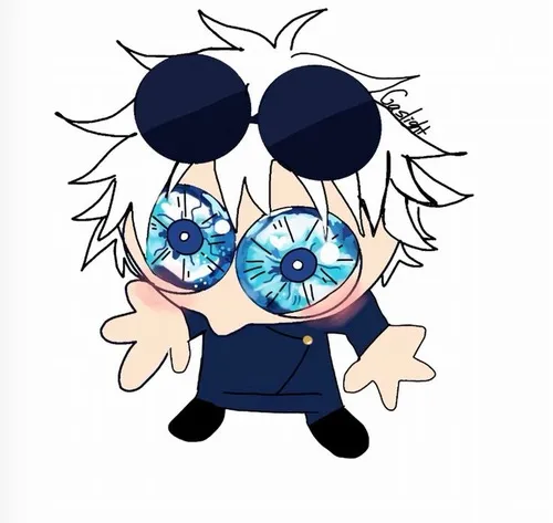 Meme Gojo và Sukuna đối mặt trong khung cảnh căng thẳng.