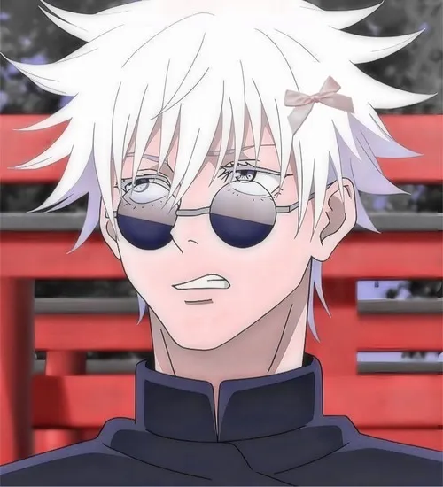 Meme hài Gojo vừa chiến đấu vừa “pose” cho đẹp.