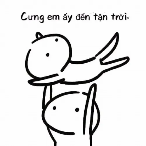 Meme thả vibe ngọt ngào lan tỏa nhanh trên Facebook.