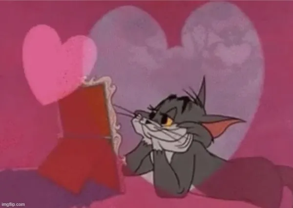 Meme thả thính icon tim khiến người xem tan chảy.