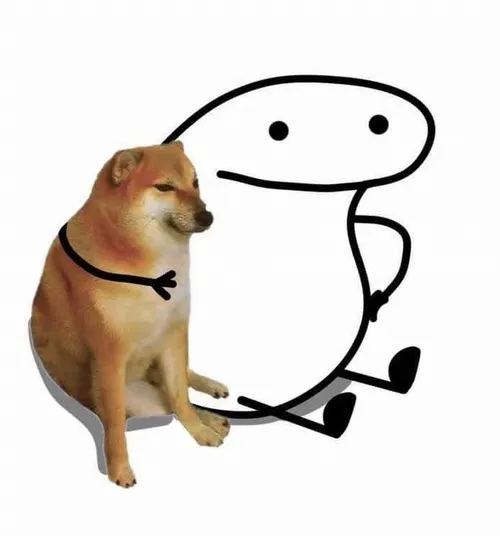 Meme thằn lằn và chó Shiba
