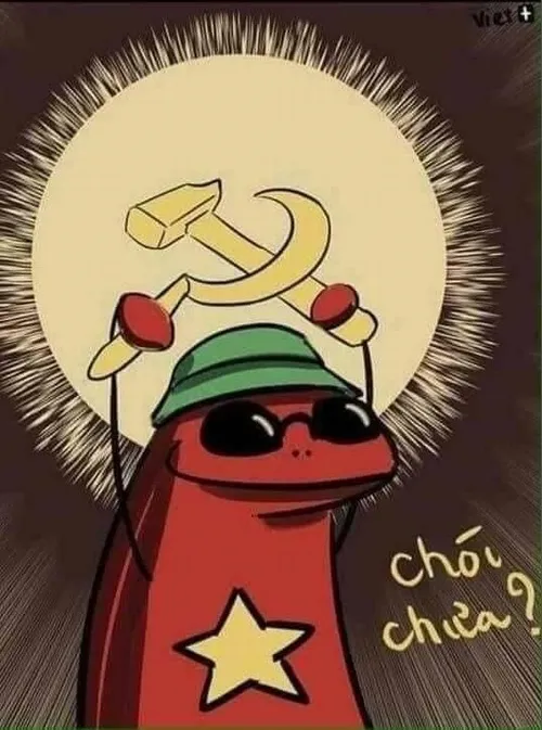 Hình chế meme vui câu rao vặt mang vibe đường phố rất đời thực.