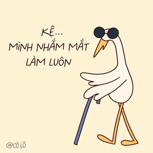 Hình meme hài bật phấn khởi trong giờ giải lao.