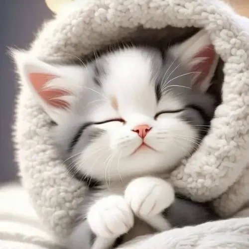 Khoảnh khắc mèo lim dim đẩy cao mood yên bình