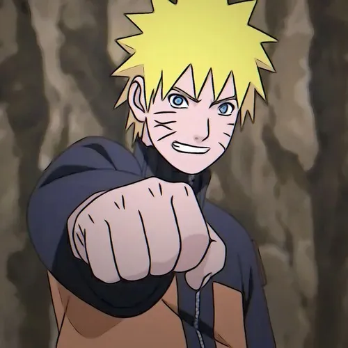 Meme Naruto liếc xéo gắn với biểu tượng xoáy lá