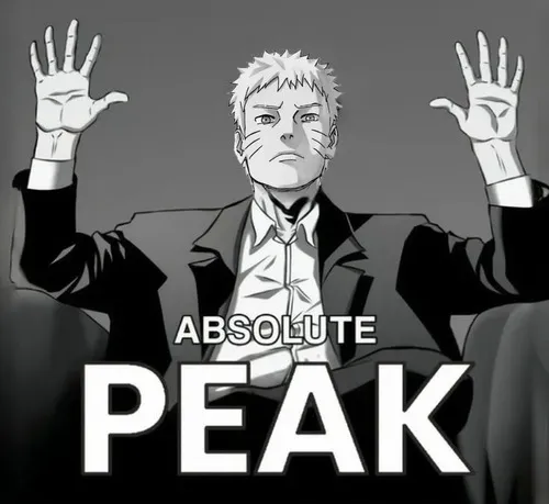 Hình meme hài Naruto cười to thể hiện ý chí bền bỉ khi vượt khó