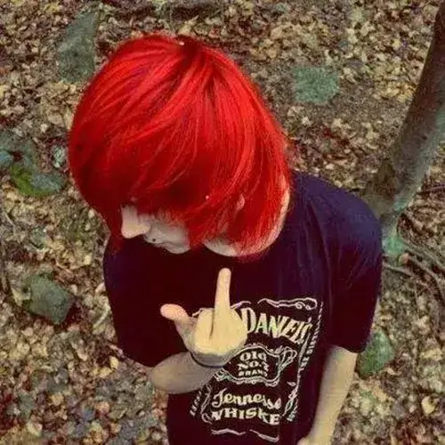 Ảnh chế gam màu đậm ôm trọn cử chỉ fuck đầy thái độ