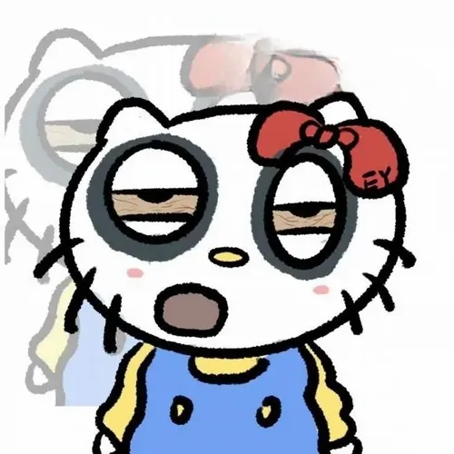 Bộ meme Hello Kitty chibi đang được share nhiều trên Messenger