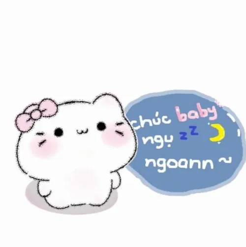 Hello Kitty kawaii kèm chữ tạo phản ứng nhanh