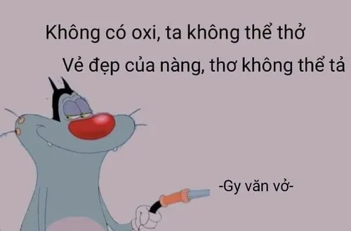 Ảnh thơ troll hài hước, tán gái bằng cách “cà khịa nhẹ”.