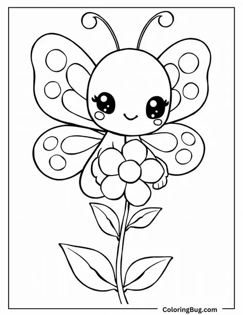 Hoạt động tô màu con bướm giúp bé rèn tập trung và khéo tay