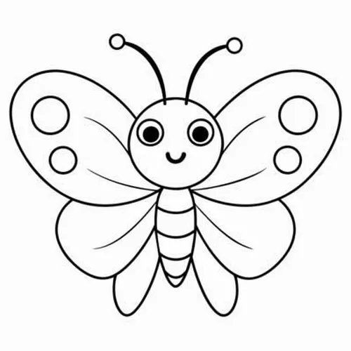 BST 80 Tranh Tô Màu Con Bướm đẹp mà đơn giản giúp bé thêm yêu thích thiên nhiên