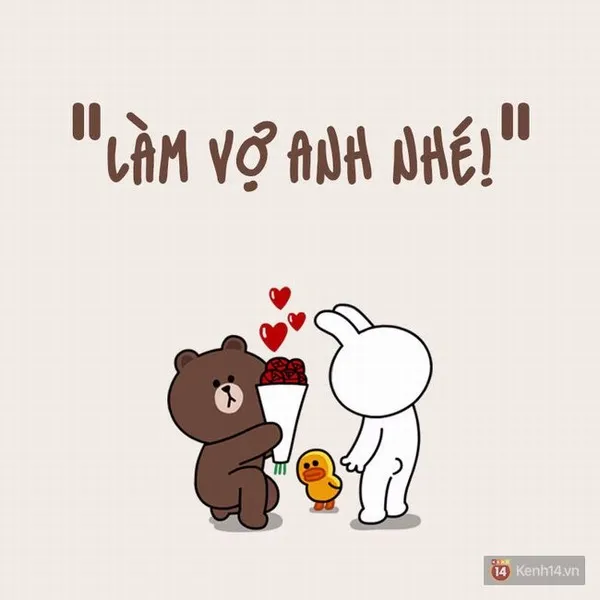 Meme Valentine lãng mạn với quà tặng và hoa hồng