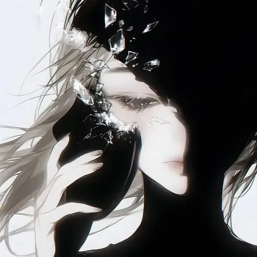 Ảnh đại diện người nữ kèm mái tóc xõa mềm buồn.