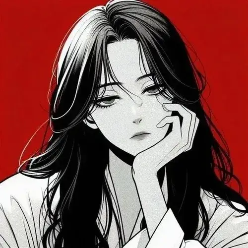 Ảnh avatar avatar nữ trong ánh sáng mờ đầy u tĩnh.