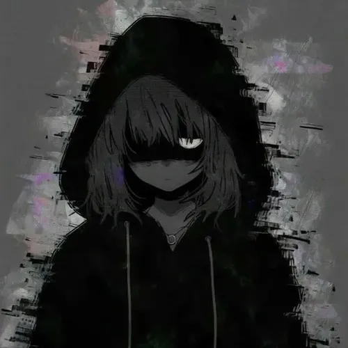 Ảnh avatar avatar nữ phủ tông màu lạnh sâu.