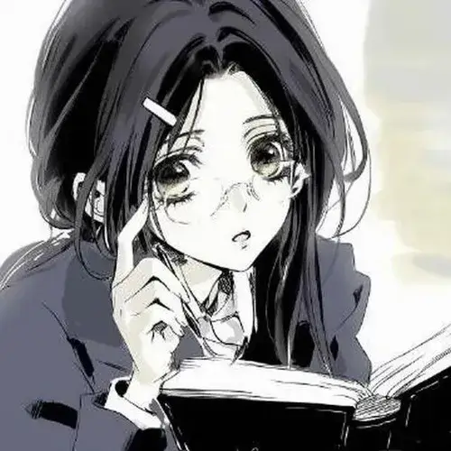 Avatar nữ giới mang gương mặt nghiêng u buồn.