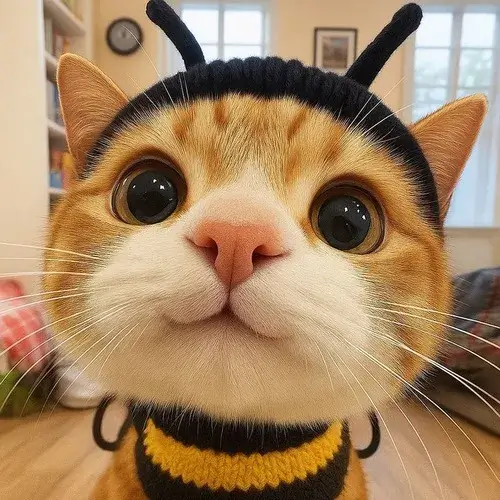 Ý tưởng ảnh profile mèo cận mặt mang lại vibe trong trẻo và gần gũi