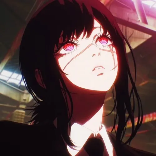 Ảnh profile anime cuốn cùng nền tối sáng đan xen đậm chất