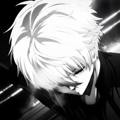 Hình profile cute anime đẹp dưới ánh sáng trong khung hình