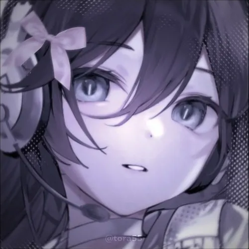 Hình đại diện Zalo anime đẹp chan tóc rơi nhẹ dịu sáng