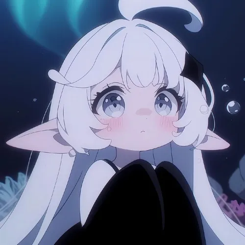 Ảnh đại diện anime đẹp cho ánh mắt trong gương mặt sâu hút