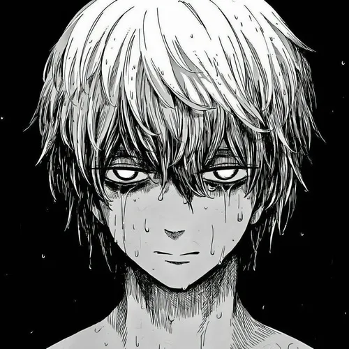 Ảnh hiển thị anime buồn khóc gói trong biểu cảm lặng