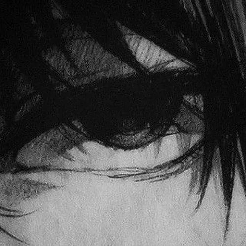 Hình profile cute anime buồn khóc kết đổ bóng mắt