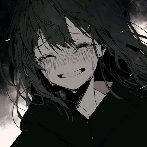 Hình đại diện cute anime buồn khóc chan chứa cảm xúc vỡ nhẹ