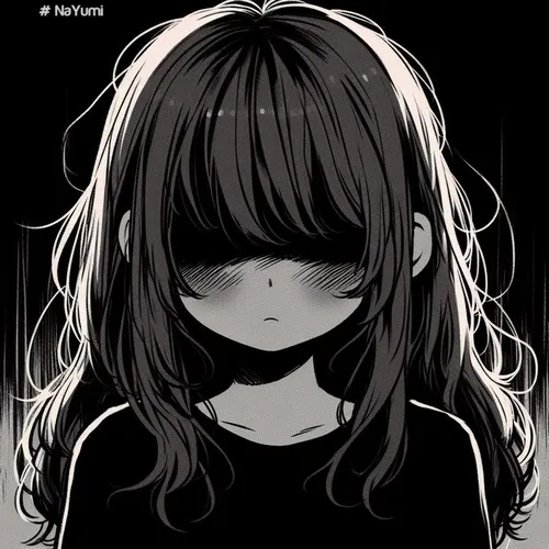 Avatar Instagram anime buồn khóc lộ đôi mắt mong manh