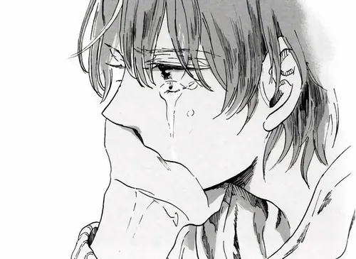 Ảnh cá nhân anime buồn khóc cùng biểu cảm không lời