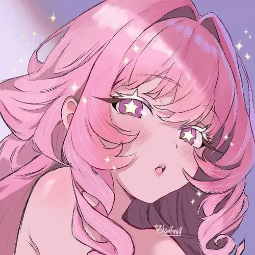 Mẫu ảnh profile anime tông hồng dành cho vibe nhẹ nhàng