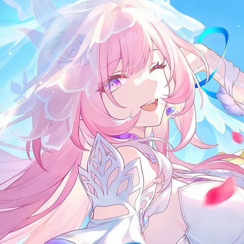 Ảnh profile anime màu hồng cute nổi bật tông hồng pastel ngọt