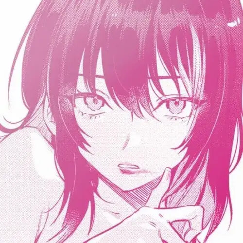 Ảnh avatar Facebook anime màu hồng cute dưới ánh sáng mềm dịu tươi