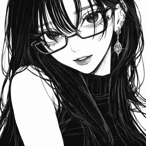 Hình avatar cute ảnh chân dung hoạt hình kèm texture giấy mỏng manh