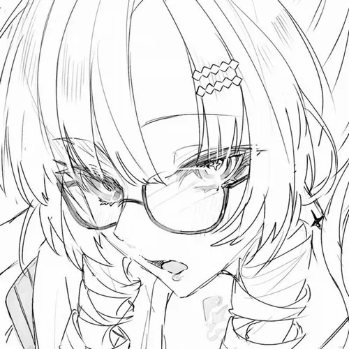 Avatar dễ thương avatar nữ nét vẽ trầm chậm buốt giá