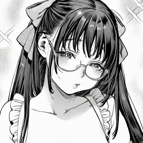 Hình đại diện cute ảnh chân dung hoạt hình chan nét mực trầm lặng