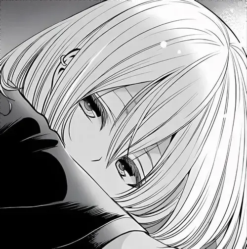 Ảnh avatar avatar nữ đen trắng phủ tương phản buồn lạnh