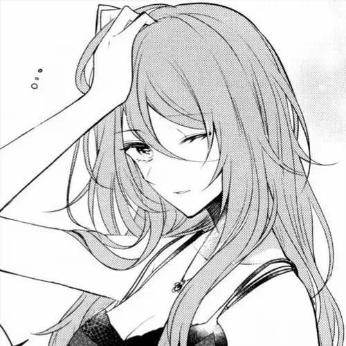 Hình đại diện Zalo tranh vẽ nữ nhẹ đường nét gầy úa