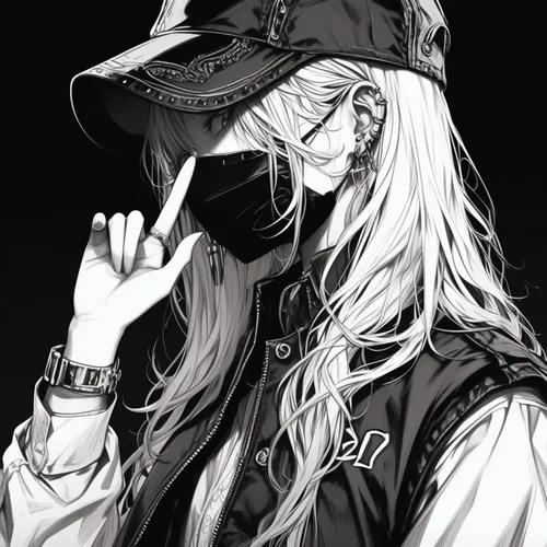 Avatar anime nữ đeo khẩu trang đẹp nhẹ, chuẩn cho người thích vẻ kín đáo tinh tế