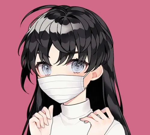 Ảnh đại diện anime nữ che mặt, hợp với người cần giữ khoảng riêng tư