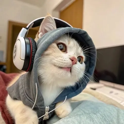 Ảnh đại diện avatar mèo xinh Calico phối sắc mềm