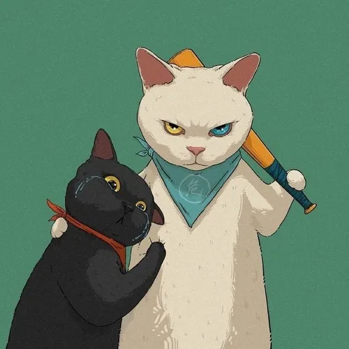 Avatar mèo chibi cute