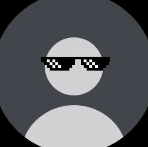 Hình avatar đeo kính ngầu sắp ánh sáng thuộc bố cục tạo nhấn