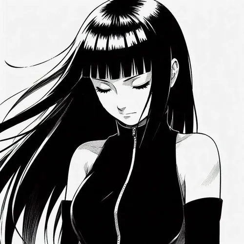 Hình profile cute tranh vẽ nữ điểm mắt sâu